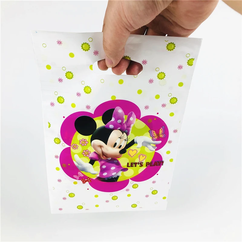 81 шт Дисней тема Минни Мауса одноразовая посуда дизайн дети день рождения