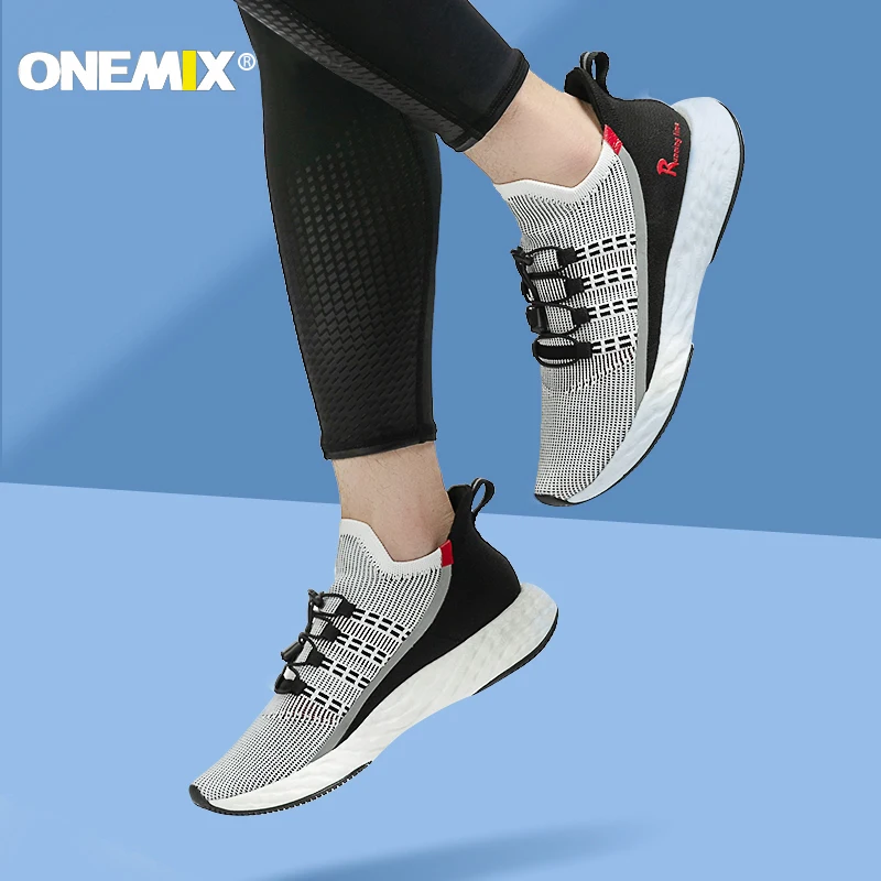 

ONEMIX Tennis Shoes Men 2021 Summer Vulcanize Men Sneakers Trainers Lightweight Reflective Outdoor Sports Casual Trekking Shoes