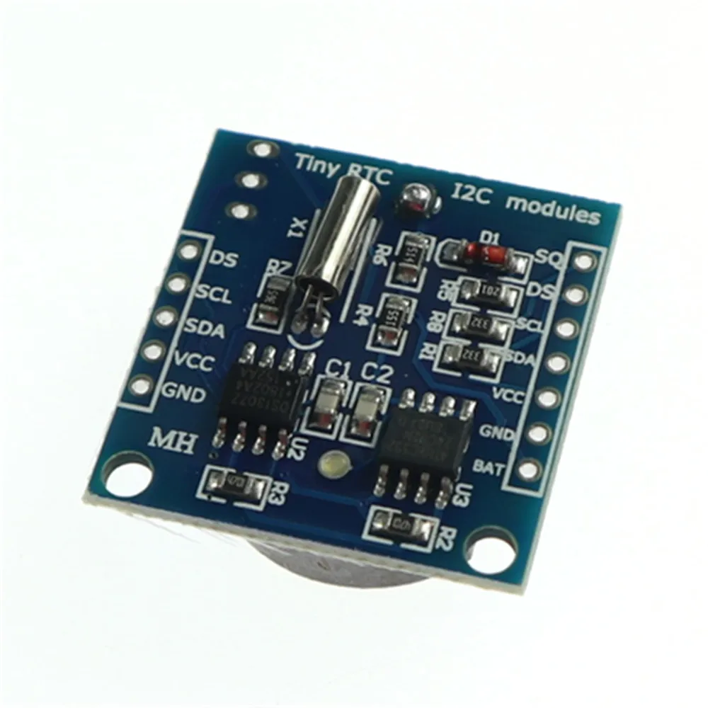 1 шт. модуль RTC I2C 24C32 память DS1307 часов для arduino (без батареи) | Электроника