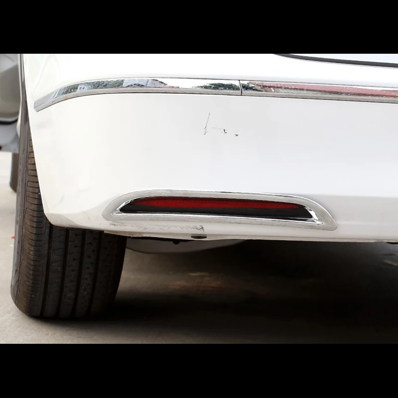 Для Buick GL8 2017 2020 2 шт. ABS Хромированная Автомобильная задняя противотуманная фара