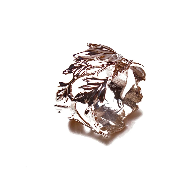 

1Pc Leaf Napkin Buckle Ring Hotel Western Table Model for Wedding Receptions Gifts Home Room Christmas Decoration Hotel Banquet