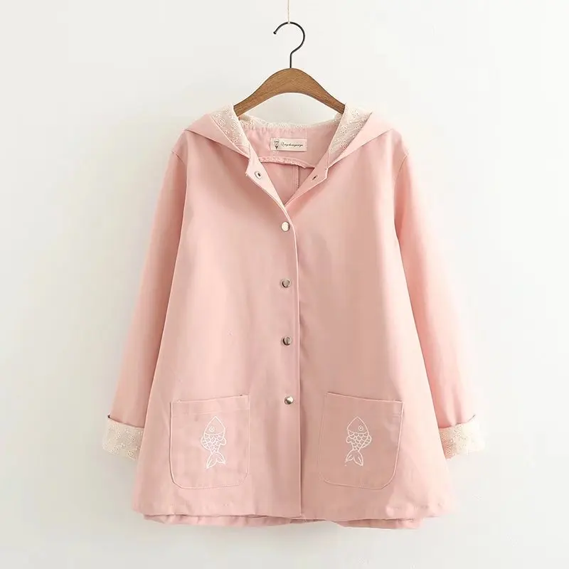 Куртка женская с капюшоном Повседневная тонкая модная ветровка верхняя одежда