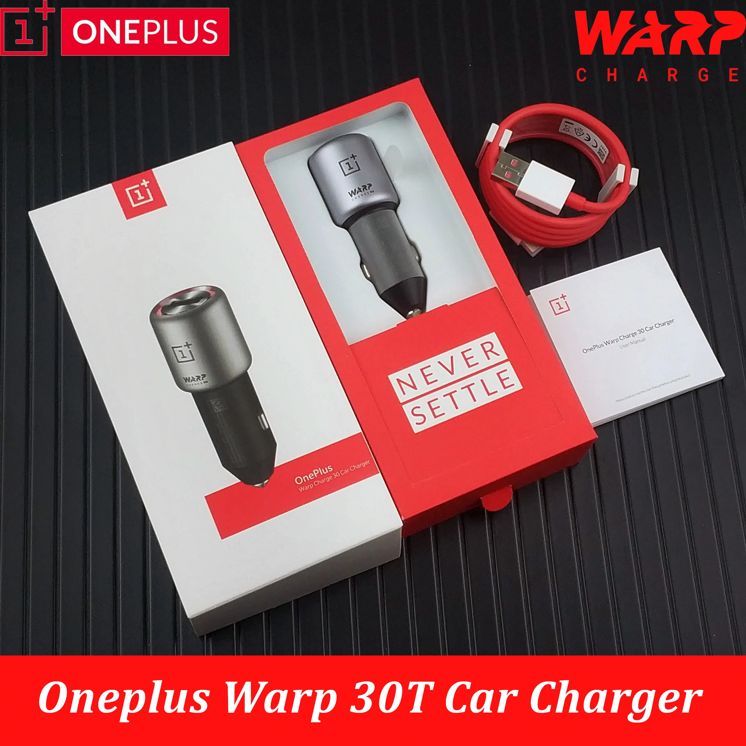 OnePlus 7T Pro Warp автомобильное зарядное устройство Оригинал C102A Быстрый 30 Вт Usb C