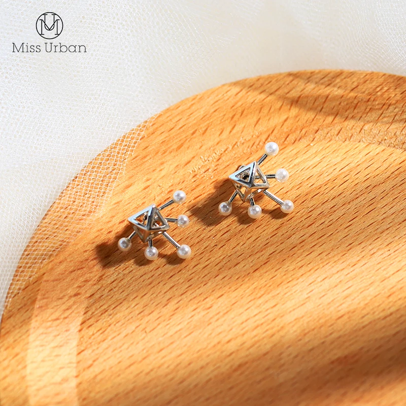 2021 Новое поступление панк милые сережки в форме/серебро Цвет серьги гвоздики для