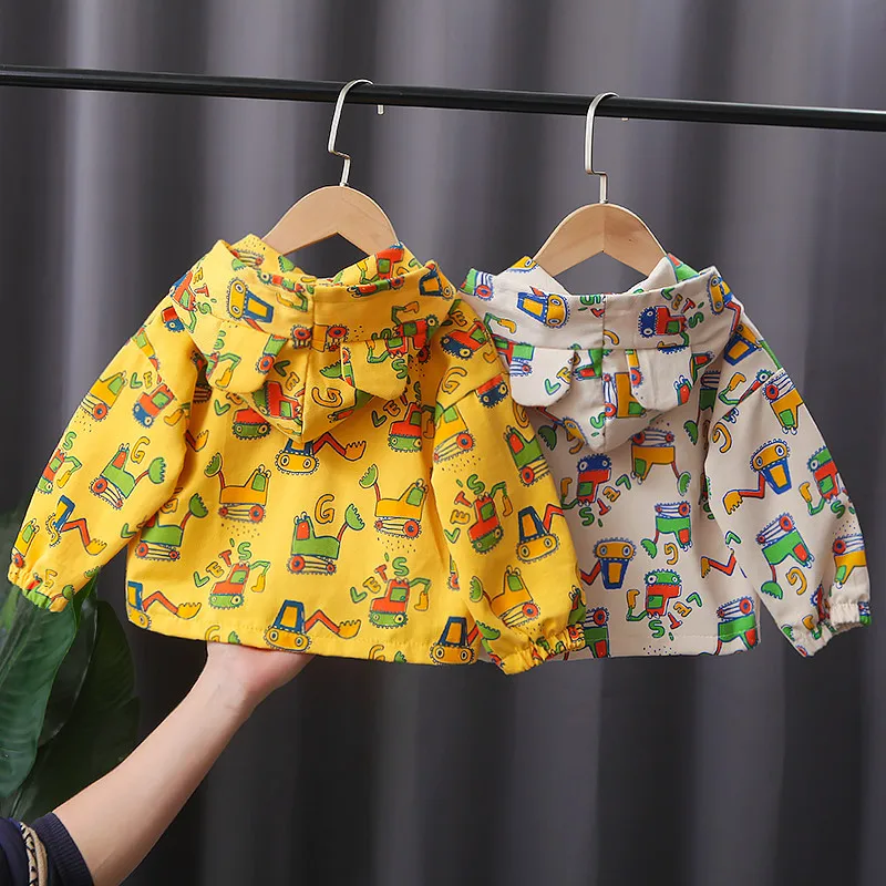 Spring Autumn Baby Outwear Boys Coat Children Boys Clothes Kids Sweater Infant Sweatershirt Toddler Jacket SUIT Outwear 0-5 Year