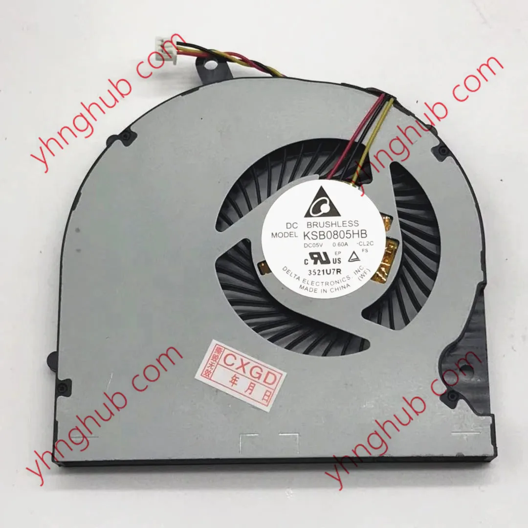 

P50-A S50 S55 FCN DFS501105FR0T FC90 KSB0805HB DC 5V 0.50A 3-Wire Server Laptop Cooling Fan
