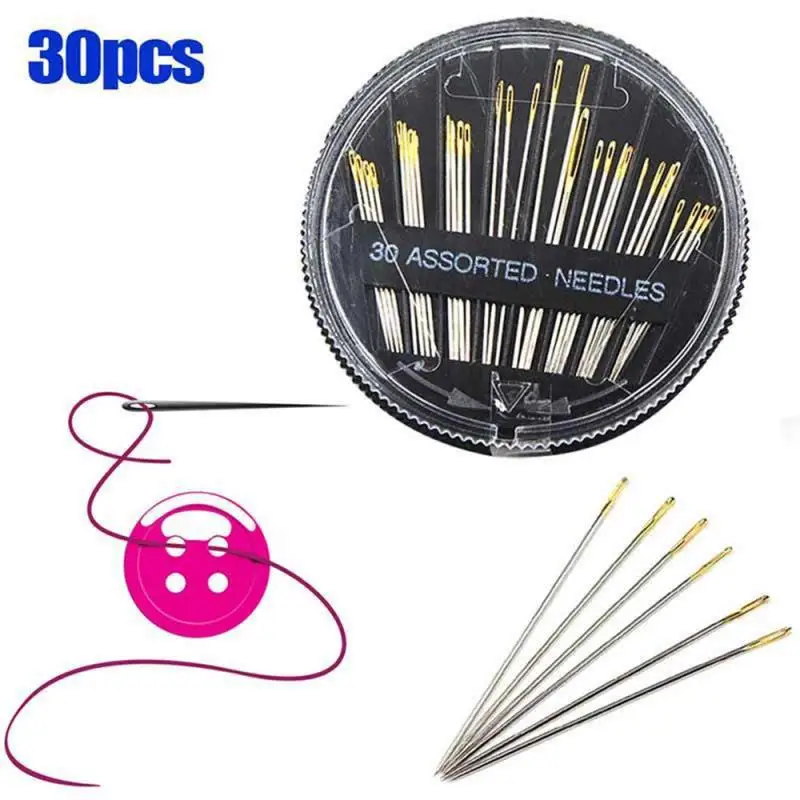 

30pcs / Lot Gold Tail Hand Embroidery Needle Home Daily Embroidery Mending Craft Necessities Sewing Needle DIY Patchwork Tools