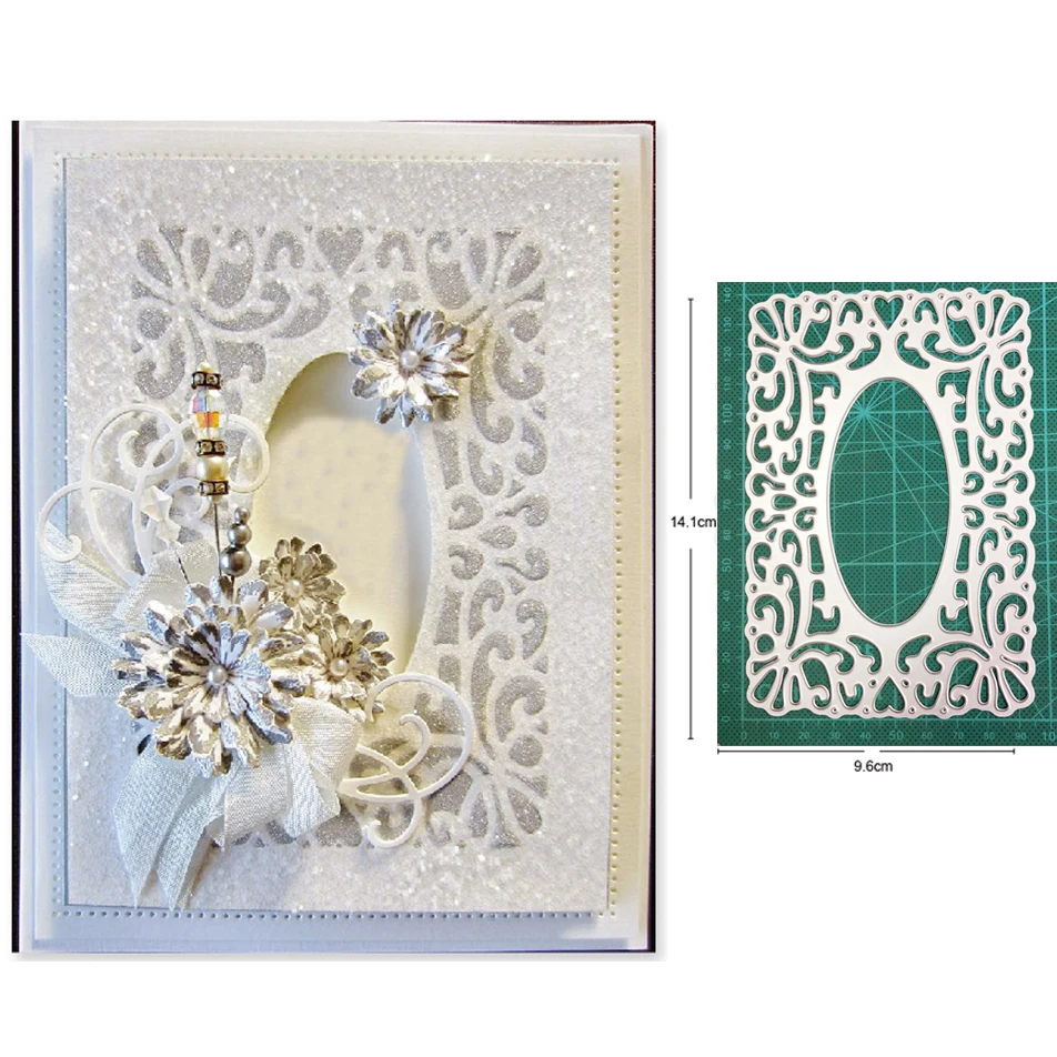 2021 новые металлические штампы тиснение рама для заднего фона Трафаретный