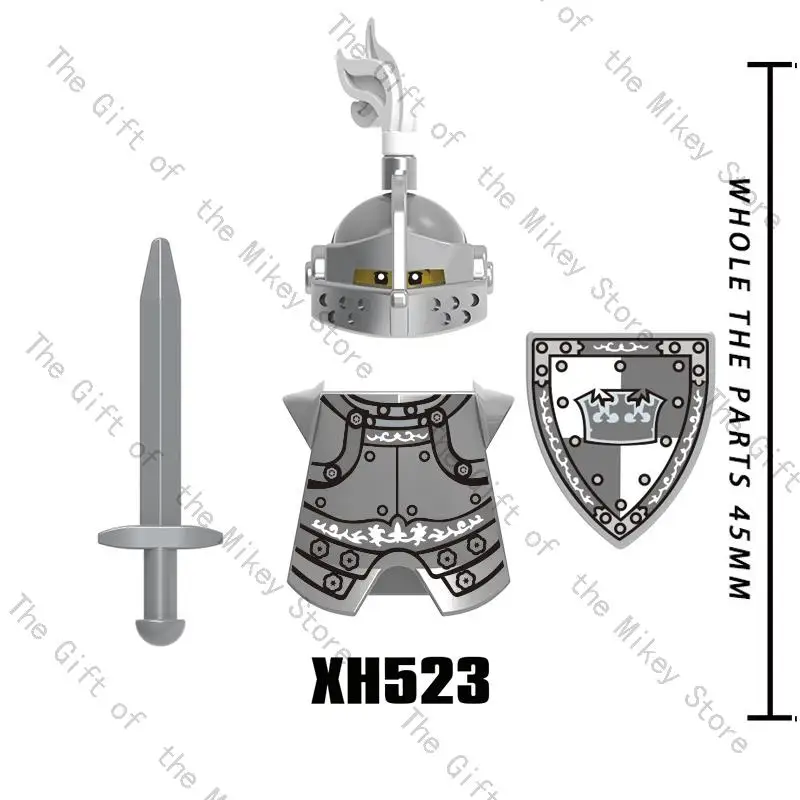 Одиночная продажа средневековый рыцарь воин римский солдат броня шлем оружие