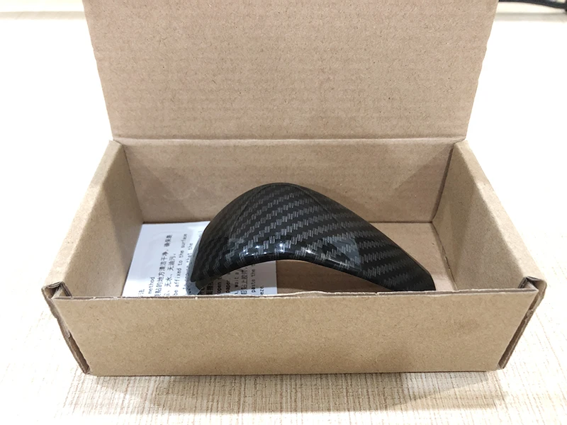 Цветная ручка переключения передач из углеродного волокна декоративная крышка