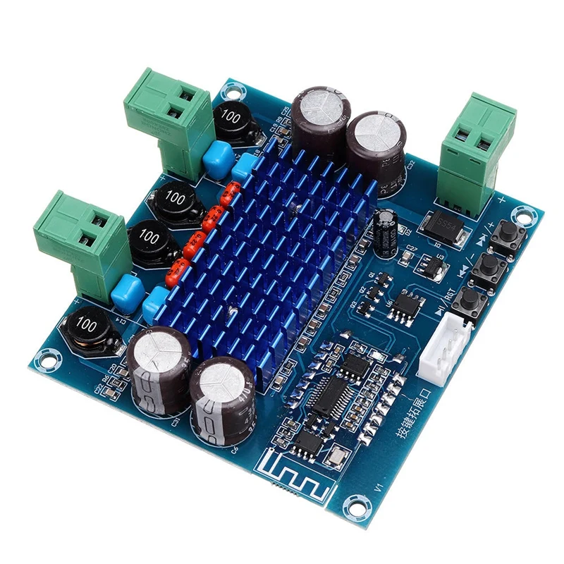 XH A308 беспроводной Bluetooth 5 0 TPA3116D2 цифровой усилитель мощности плата 2X50W стерео o 12V 24V