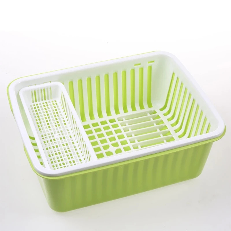 

Detachable Dustproof Plastic Drain with Cover Racks Holders Cleaning Cupboard Dish Cup Chopsticks Rack Kitchen Storage Shelf