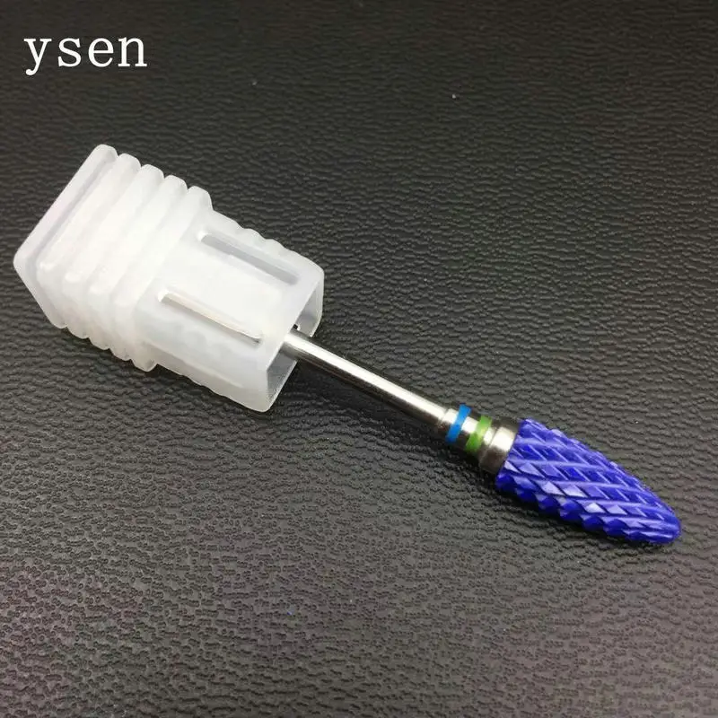 Синяя фреза для ногтей 1 шт. электрический аппарат маникюра и педикюра роторная