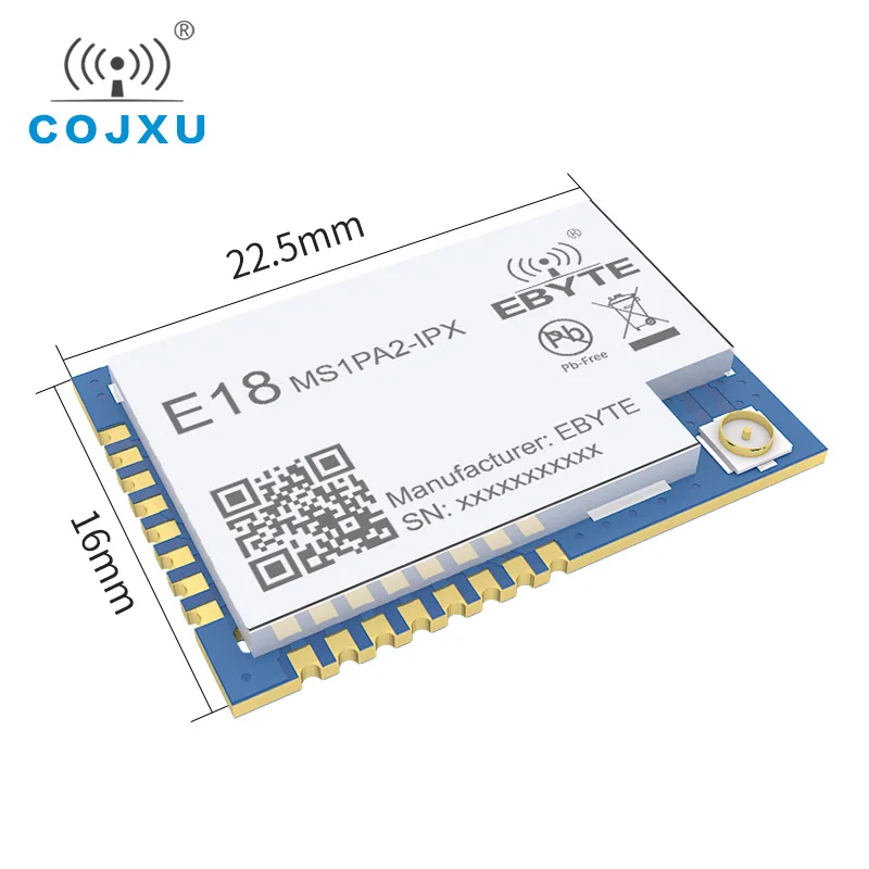 CC2530 модуль Zigbee SoC RF SMD 2 4 GHz ISM полоса 20dBm 1 км COJXU E18-MS1PA2-IPX Беспроводной трансивер hdmi