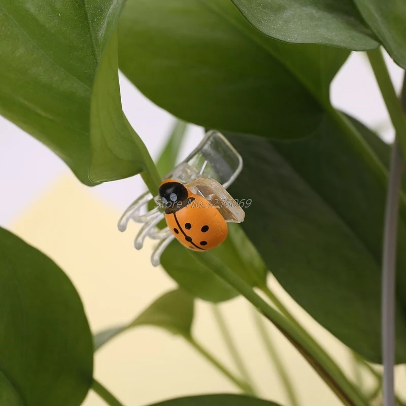 10 шт./упаковка милые зажимы для орхидеи с божьей коровкой садовый цветок