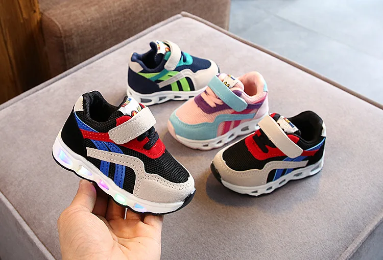 

Size 21-30 Children's Led Shoes Boys Girls Lighted Sneakers Glowing Shoes for Kid Sneakers Boys Baby Sneakers with Luminous So