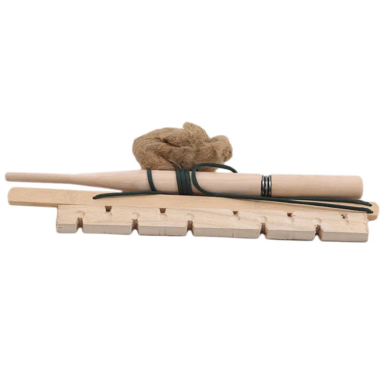 

Bow Drill Friction Fire Starter Outdoor Survival Adventure Development Training Camping Equipment Emergency Gear Props