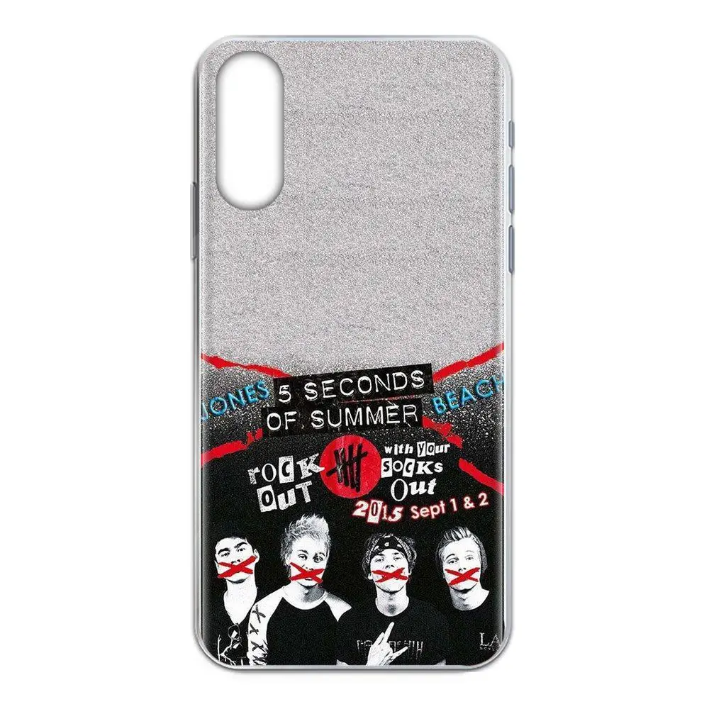 Soft TPU Cell Phone For Samsung Galaxy S3 S4 S5 Mini S6 S7 S8 Edge Plus S9 S10 S20 5 Seconds Of Summer 5sos | Мобильные телефоны и
