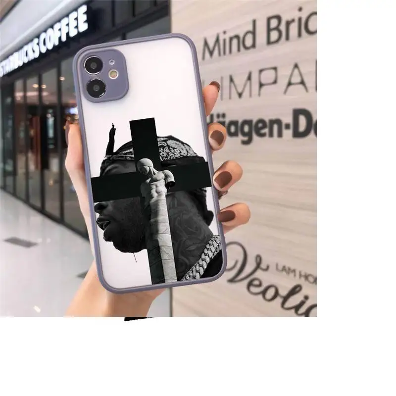 

pop Phone Cases matte transparent For gray iPhone 7 8 x xs xr 11 12 pro plus max mini Clear Funda