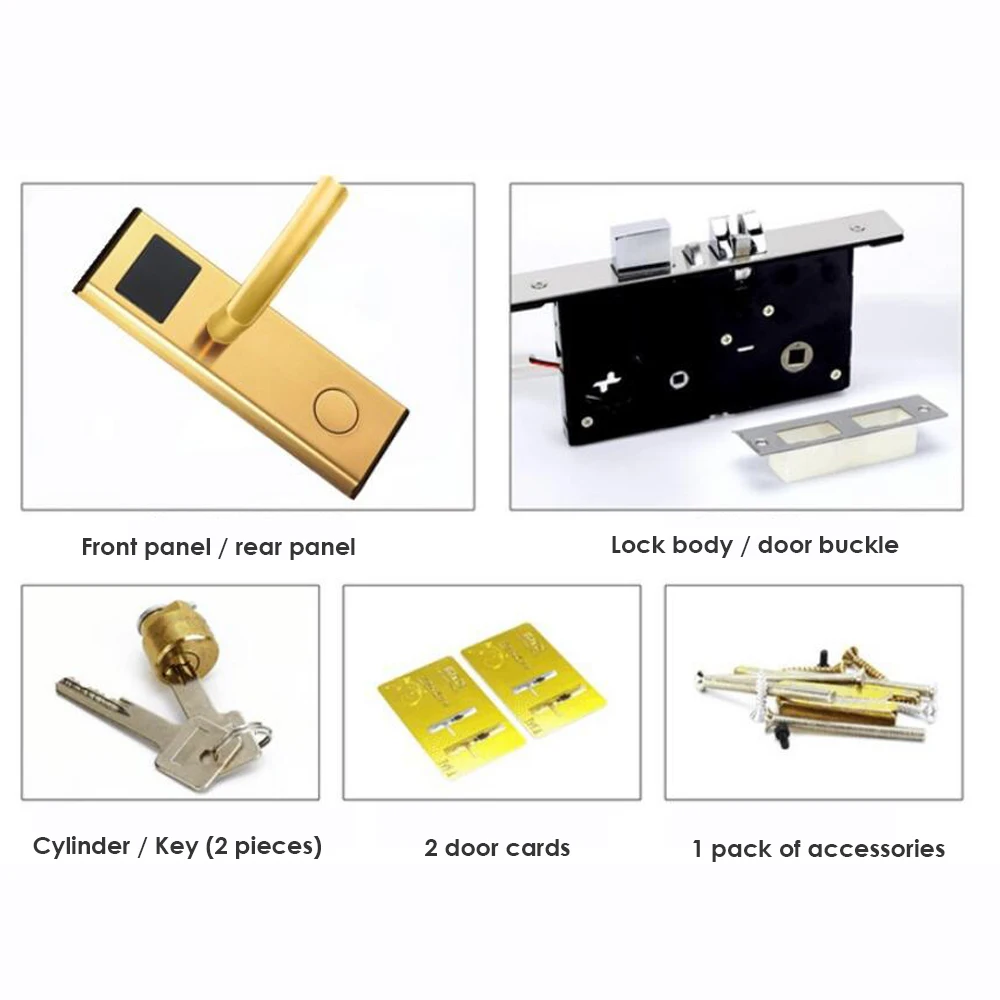 Фото Gotel door access system digital Electric Promotion intelligent Electronic hotel key card lock For most doors Безопасность и Gotel door access system digital Electric Promotion intelligent Electronic hotel key card lock For most doors Безопасность и