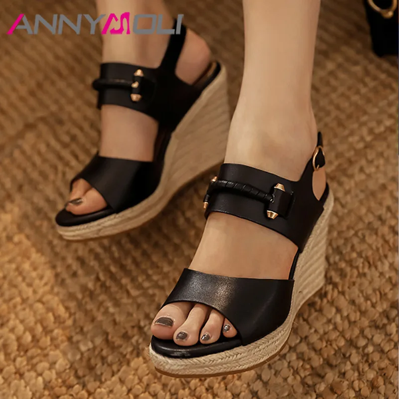 Meotina/босоножки из натуральной кожи на высоком каблуке с узким ремешком Женская