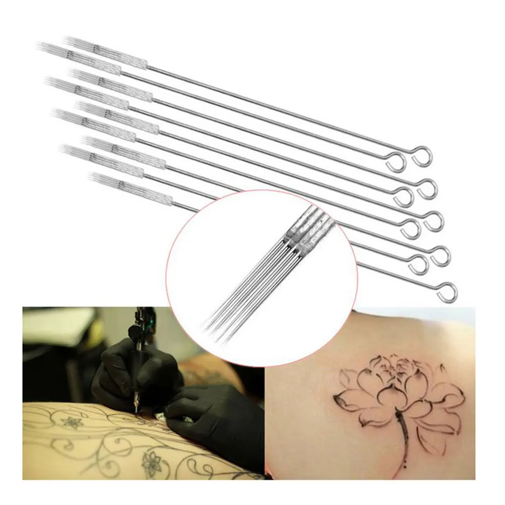50 шт. одноразовые стерильные тату-иглы 3RL 5RL 7RL 9RL 11RL 13RL 15RL 3RS 5RS 7RS 9RS 13RS 15RS | Красота и