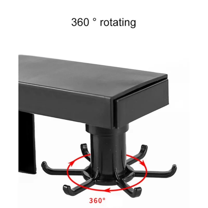 

6 Hooks Punch-free Household Storage Hooks for Kitchen Great Storage Rack Accessory #SK