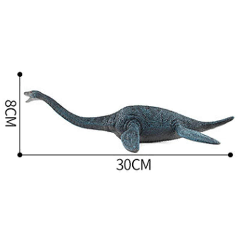 

2Pcs Big Size Jurassic Wildlife Plesiosaur Dinosaur Toy Plastic Play Toys World Park Dinosaur Model Action Figures Kids Boy Gift