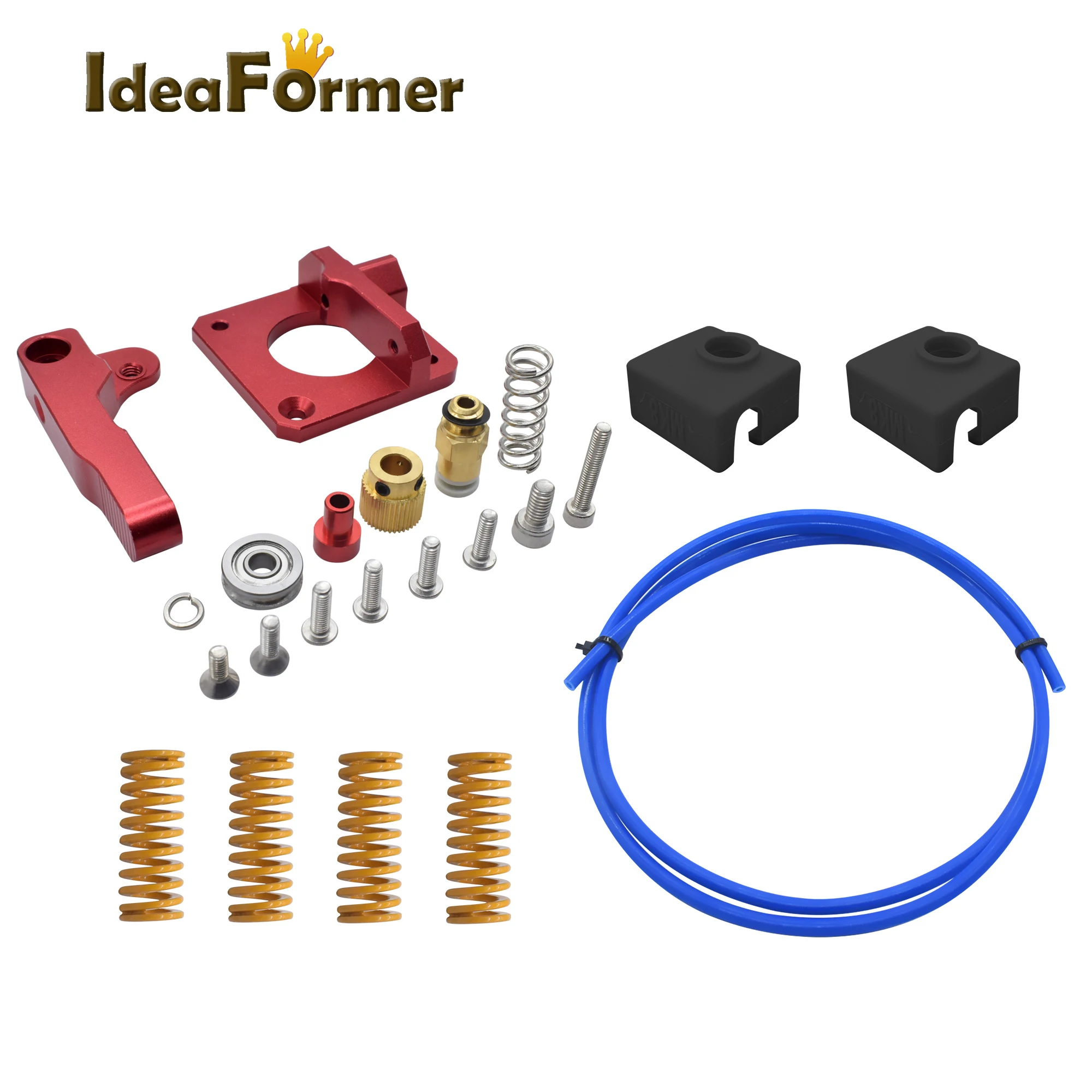 1 комплект 3d принтер Ender 3 CR10 экструдер Upgrade Kit пружины экструдер демпфер мука носок трубка для Creality Ender 3 CR10 CR-10 принтер