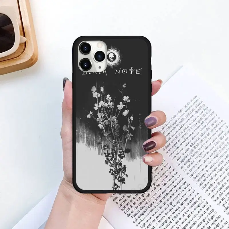 

Death Note Ryuk kira anime Phone Case for iPhone 11 12 pro XS MAX 8 7 6 6S Plus X 5S SE 2020 XR Luxury brand shell funda coque