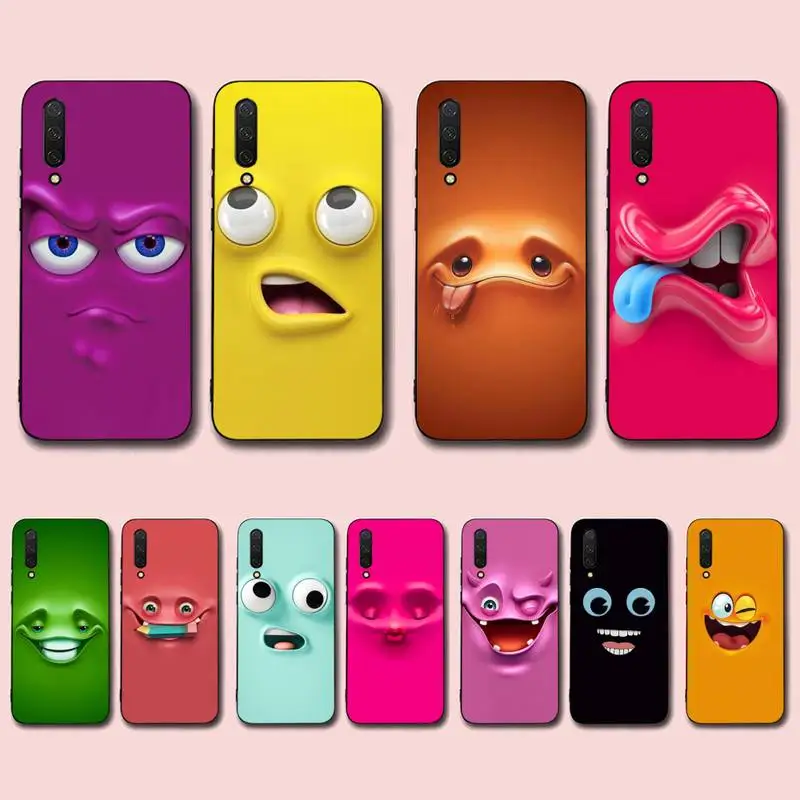 FHNBLJ funny face Phone Case for Xiaomi mi 9 8 10 5 6 lite F1 SE Max 3 2 mix 2s