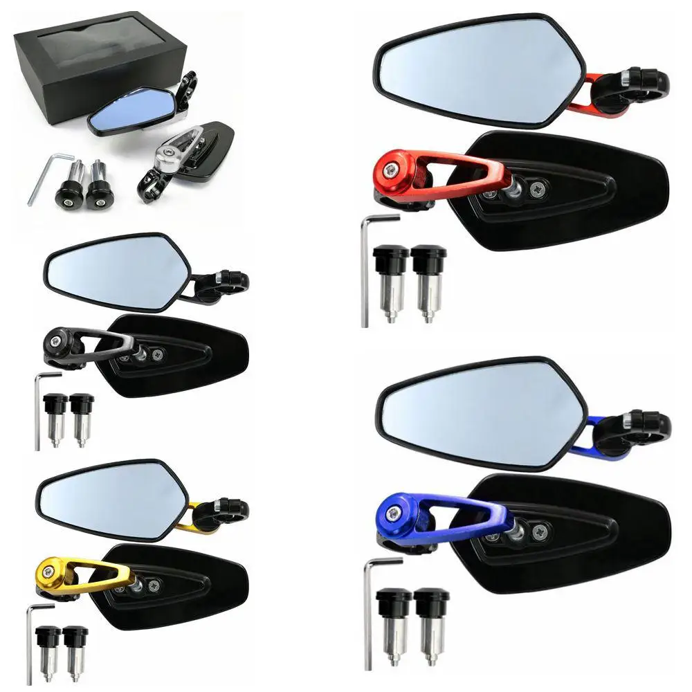 

1 Pair Motorcycle Handle Bar Rearview Mirror Handlebar End Side Rear View Mirror for MSX125