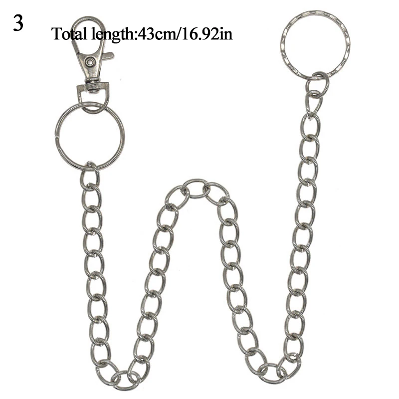 

2020 Trouser Belt Pant Waist Link New Fashion Girls Rock Punk Hook High Quality Cool Chic Metal Wallet Silver Pant Chains