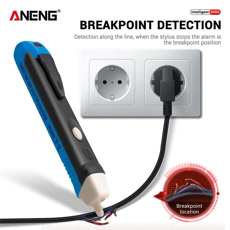 ANENG 1AC D Бесконтактный индукционный тест карандаш переменного тока 12 1000 в