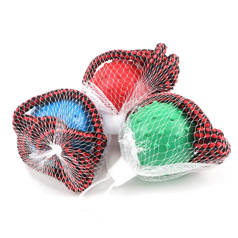 Игрушечный резиновый мяч для домашних животных устойчивый к укусам собак шнур