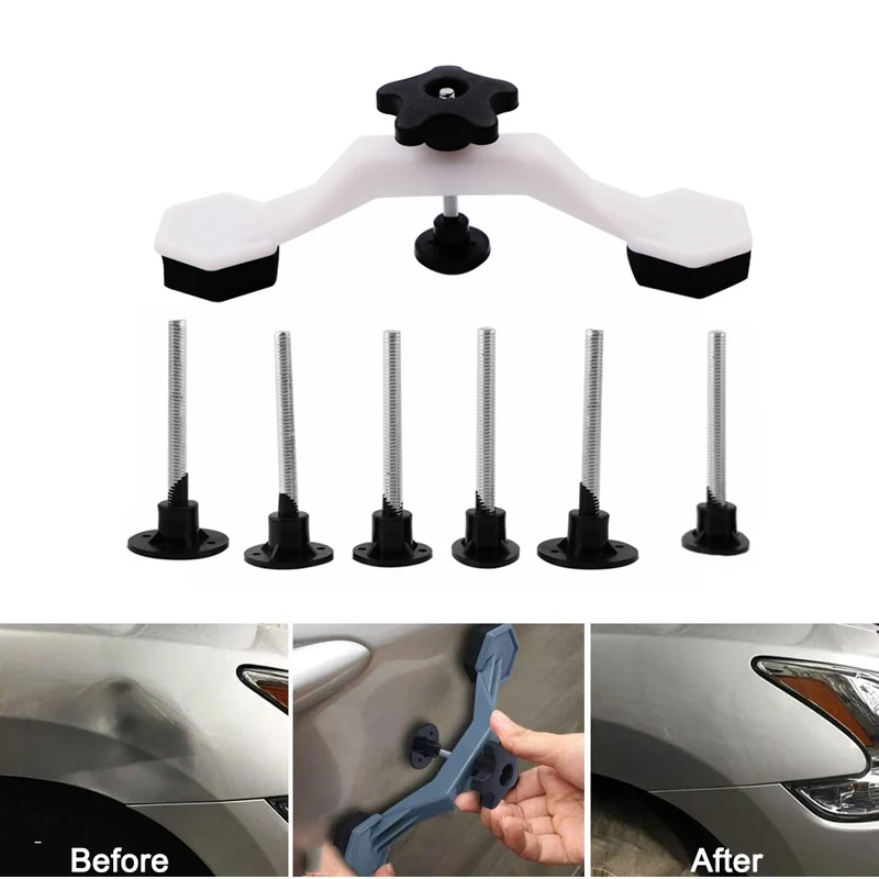 

Dent Repair Body Damage Pulling Fix Tool Dent Repair Tools Pulling Bridge Puller Car Dent Removal Glue Tabs Paintless Auto
