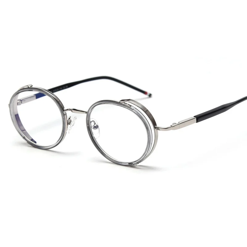 Винтажные прозрачные круглые очки для женщин и мужчин оптические оправа с