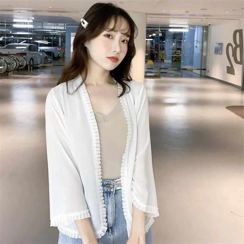 Geskeey сверхтонкие летние женские шали для женщин кружевное болеро женский