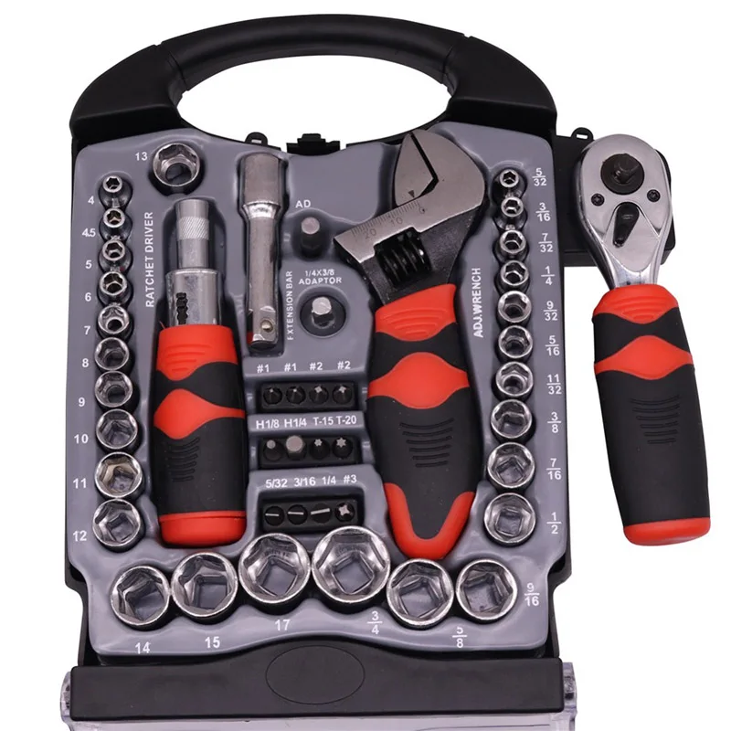 Набор инструментов короткая ручка 45 шт./компл. Отвертка передвижная втулка для