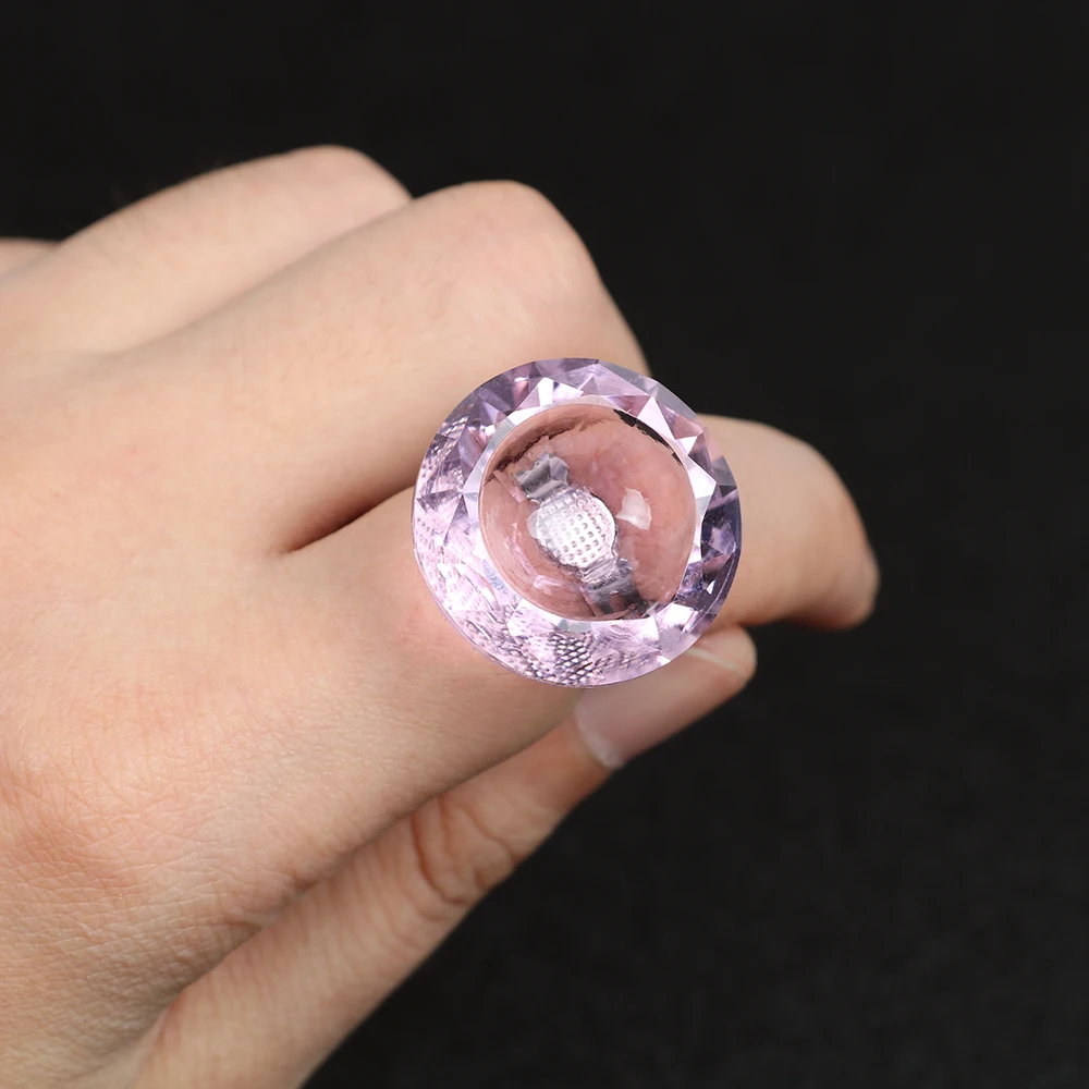 3 шт. новые мозаичные кристаллы кольца Пигментные чашки большие с бриллиантами