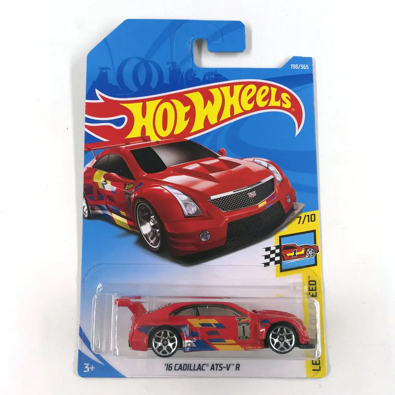 Hot Wheels 1:64 Car 16 CADILLAC ATS-V R Коллекционная версия металлические Литые модели