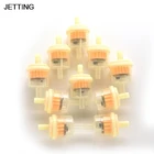 Универсальный бензиновый жидкий топливный фильтр 10 шт.лот для скутера мотоцикла мотора автомобиля грязи карманного велосипеда оптом