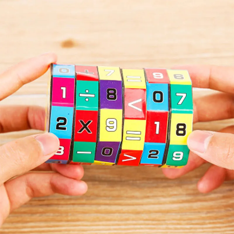 Магические математические цифры для детей кубические игрушки головоломка