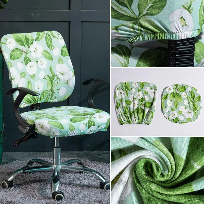 Вращающийся на компьютере поворотный Чехол для стула съемный растягивающийся