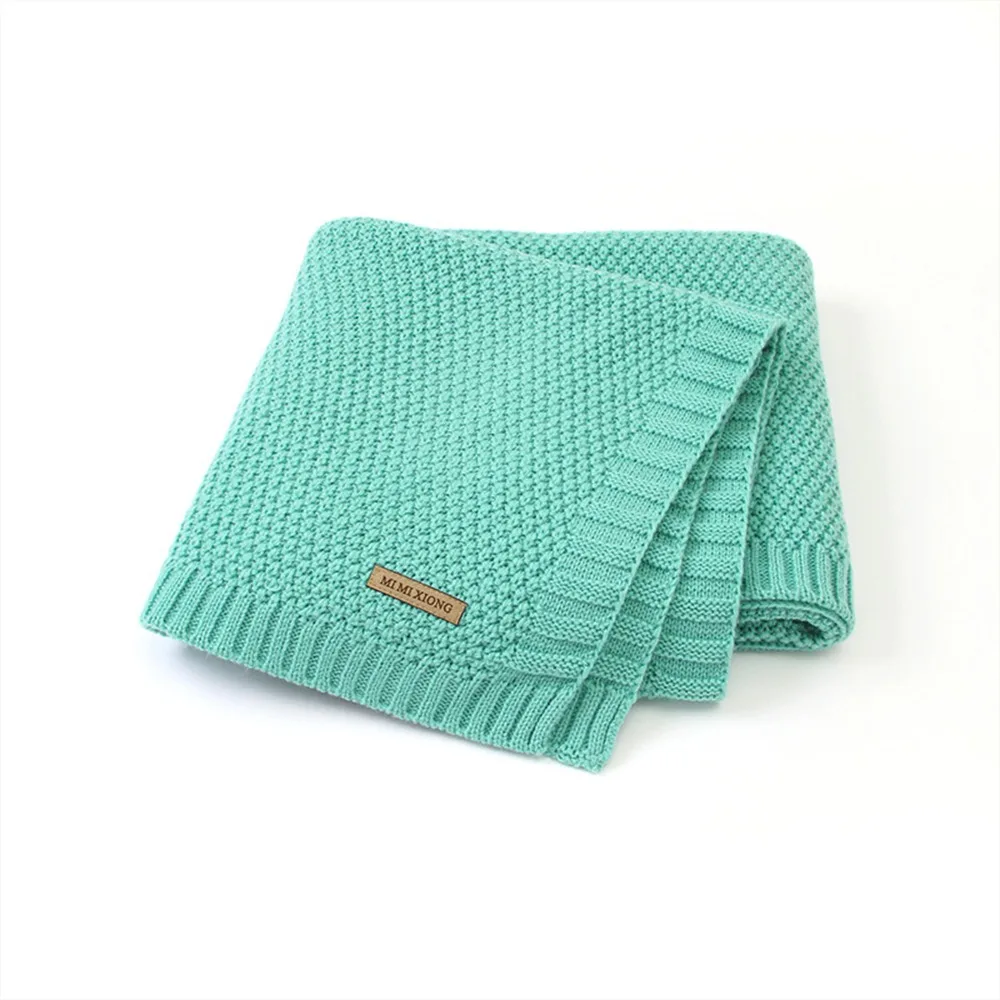 

Baby Blanket Knitted Newborn Swaddle Wrap Blankets Super Soft Toddler Infant Bedding Quilt For Bed Sofa Basket Stroller Blankets