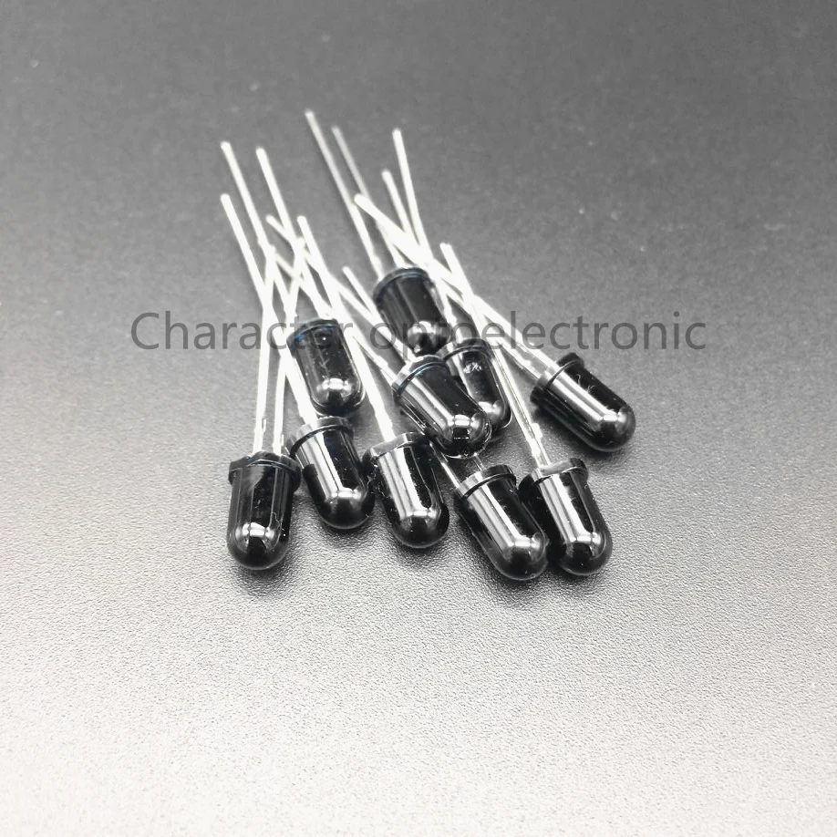 

50pcs 5mm IR Receiver Diode Emitter 940nm Infrared Receiving LED Bulb 20mA 5mm LED Light Emitting Diode Lamp