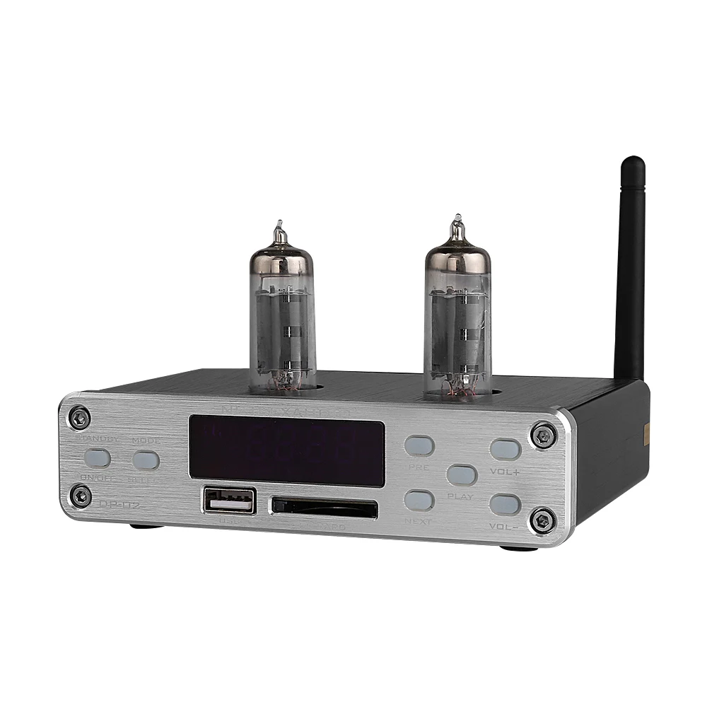 FX-Audio DP-02 Mini Hi-Fi предусилитель 6K4 Tube Bluetooth Аудио Стерео с дистанционным управлением