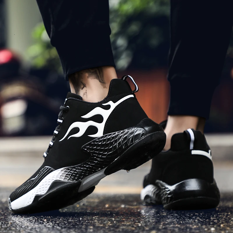 Мужская баскетбольная обувь Спортивная для мужчин Кроссовки с круглым носком