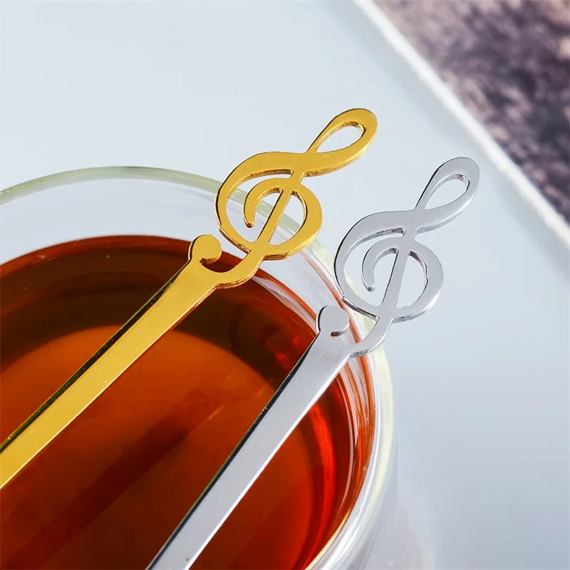 Upspirit музыкальная кофейная ложка в форме ноты из нержавеющей стали креативная