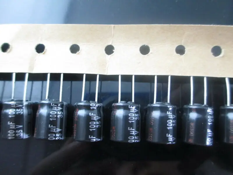 

100pcs Panasonic TA 100mfd 35V 100UF 10X12mm electrolytic capacitor